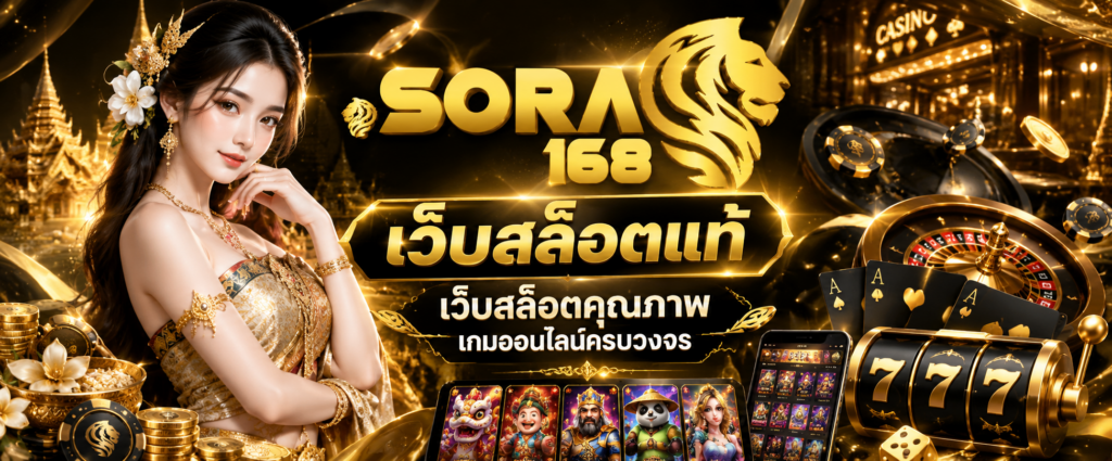 เว็บสล็อต SORA168 แหล่งรวมเกมออนไลน์ พร้อมประสบการณ์การใช้งานที่ทันสมัย